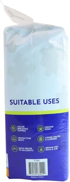 Fresh Scent Pet Training Pads - Ultra Absorbent Pads for Dog Cat Puppy Leak-Proof, Odor Control Pee Pads – Quick Dry Potty Pad for Puppies, Small Dogs, and Senior Pets (23" x 23", 100 Count)