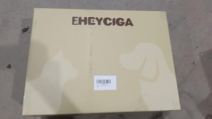 EHEYCIGA Curved Dog Stairs Ramp for High Beds 22.6" H, 5-Step Dog Steps for Small Dogs and Cats, Pet Stairs for High Bed Climbing, Non-Slip Balanced Pet Step Indoor, Brown