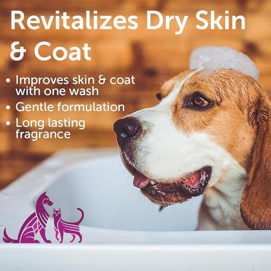 Nootie - Pet Shampoo for Sensitive Skin - Revitalizes Dry Skin & Coat - Natural Ingredients - Gentle Dog Shampoo - Cleans & Conditions