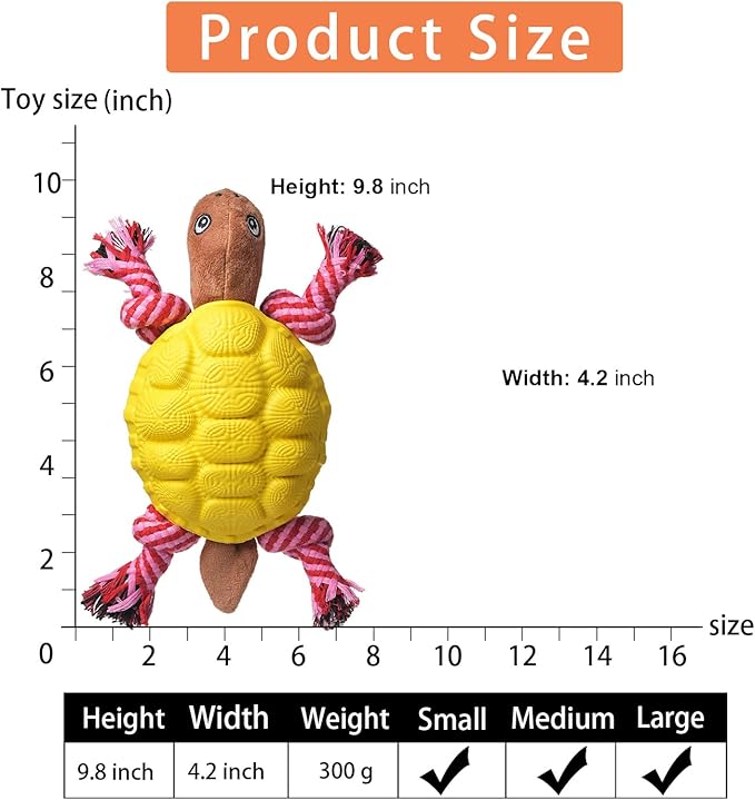 Sedioso Multifunctional Rubber Dog Chew Toy for Middle, Large Dogs - Food Dispensing Puzzle Toy, Aggressive Chewer, Yellow