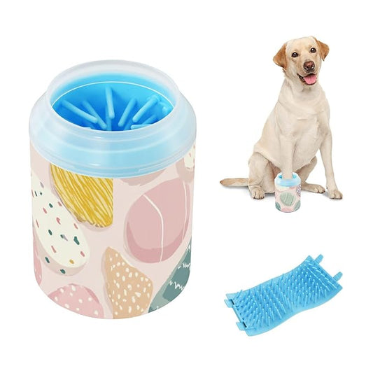 Dog Paw Cleaner Mudbuster Dog Foot Washer for Small Medium Large Dogs Cats Premium Pet Supplies Pink Decorative Easter Egg