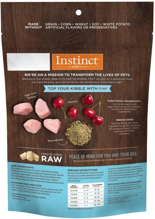 Instinct Raw Boost Mixers Tranquility Freeze-Dried Dog Food Topper, 12.5 oz. Bag