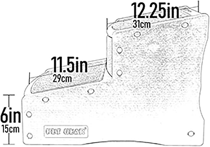 Pet Gear Easy Step II Pet Stairs, 2 Step for Cats/Dogs up to 150 Pounds, Portable, Removable Washable Carpet Tread, No Tools Required, Camel