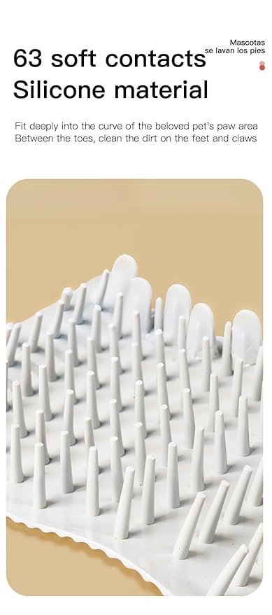 pet foot washing cup Rechargeable Foot Washer Dog Paw Cleaner Suitable for Paw Cleaning of Dogs, Cats and Rabbits.Pet Foot Cleaner for Small Medium Large Breed (PINK)