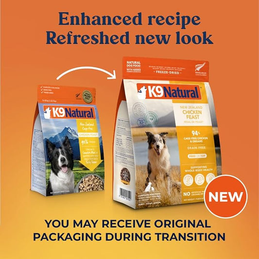 K9 Natural Grain-Free Freeze-Dried Dog Food Chicken 1.1lb