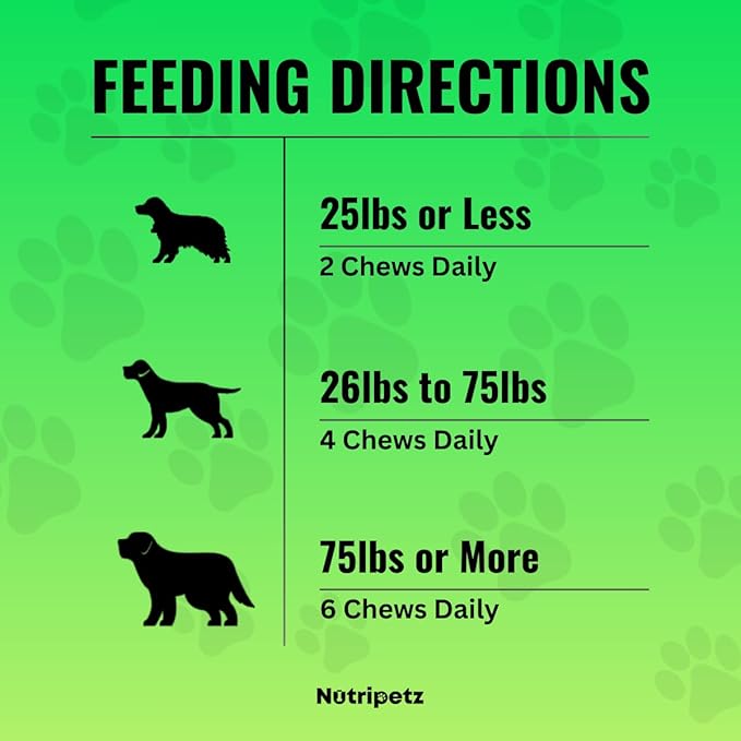 Allergy Relief for Dogs - Anti-Itch Immune Chews for Skin, Paw Licking & Itching - 120 Chews