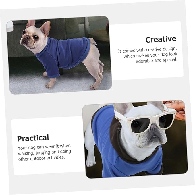 Angoily Warm Thickened Puppy Coat Winter Dog Sweatshirt Skin-Friendly Pet Clothes for Small to Medium Dogs XL