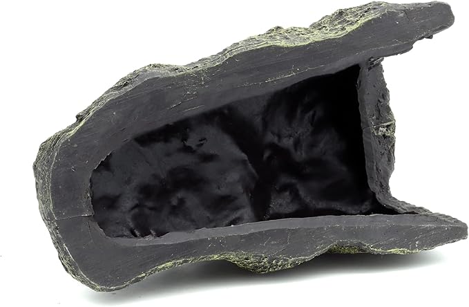 Reptile Hide Medium Rock Snake Hide Cave Hideout Terrarium Habitat Decor Ornament Bearded Dragon Tank Accessories