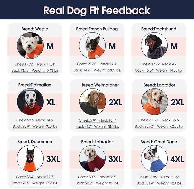 IECOii Dog Sweater Large Size Dog, XL Dogs Sweater Sleeveless with Good Stretchy, Warm Winter Knitwear for Male Female Dogs, Cold Weather Sweaters for Christmas Thanksgiving Halloween, Grey-XL