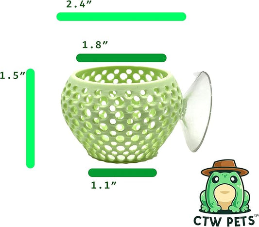 CTWPets Betta Bulb Hide | Betta Rest Fish Tank Ornament | Aquarium Cave with Suction Cup for Small Fish Tank, Betta Habitat, Shrimp Hideout, Aquatic Decor (Minty Dream)