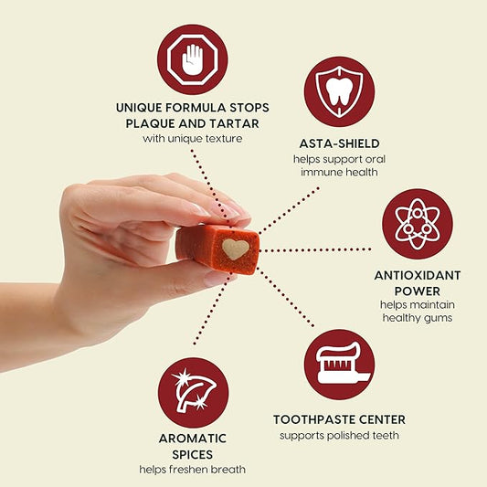 ARK NATURALS Protection+ Brushless Toothpaste, Dog Dental Chews for Large Breeds, Prevents Plaque & Tartar, Freshens Breath, 54oz, 1 Pack, Red, 54 Ounce (Pack of 1)