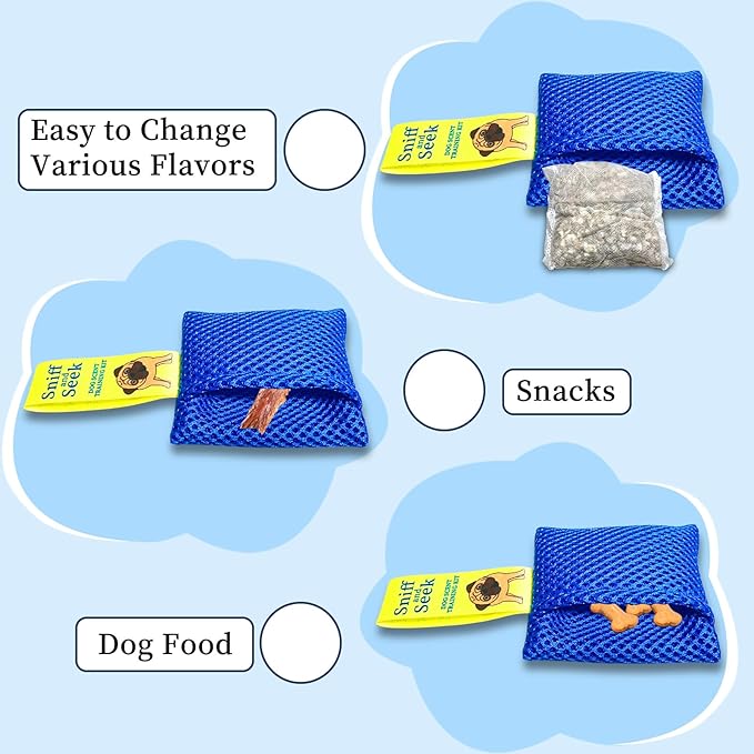 BabieDtOyG Dog Scent Training kit, Brain Games, Hide and Seek Toys, Metal Stimulation Games - Fun Nose Work for Dogs, Sniff and Seek Sniffing Toys, Dog Nosework, Scent Work Kit for All Ages