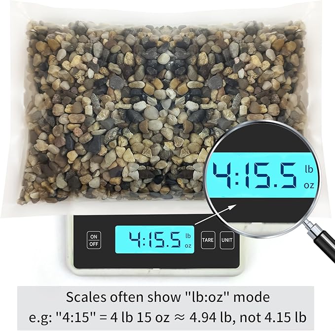 5 lbs Aquarium Gravel, Pea Gravel for Fish Tank,1/4 Inch Decorative River Rocks for Aquarium Succulent Vase Plant Soil Cover and Outdoor Landscaping