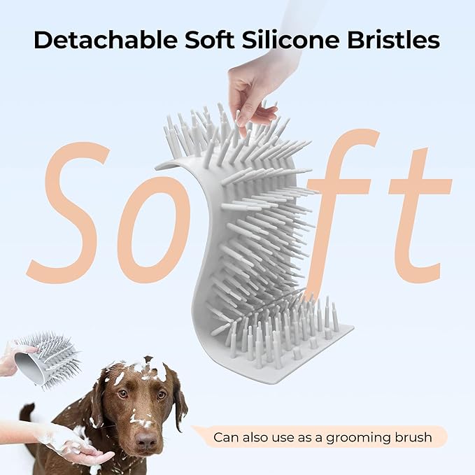 DOGNESS W01 Automatic Dog Paw Cleaner for Small to Medium Dogs (White)