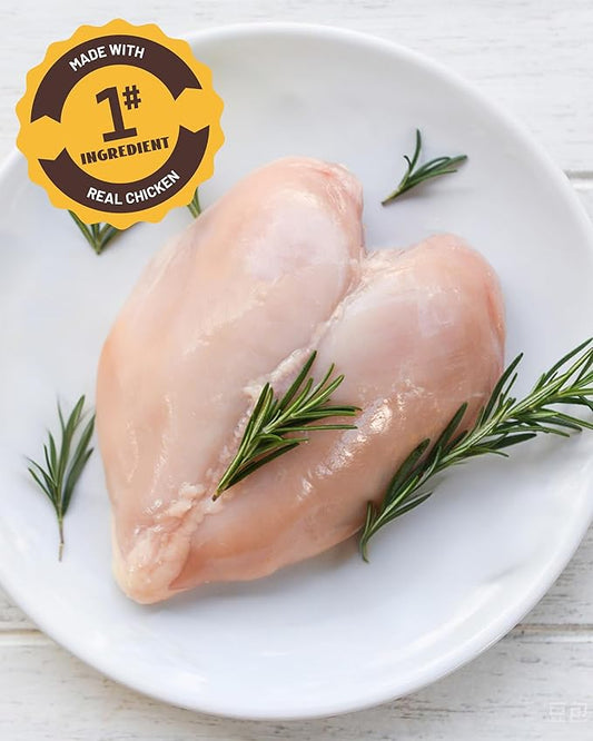 PAWUP Chicken Jerky Strips Dog Treats, Low Fat High Protein, Natural Chicken Dog Jerky, Training Treats for Small & Medium Dogs, 12.5 oz