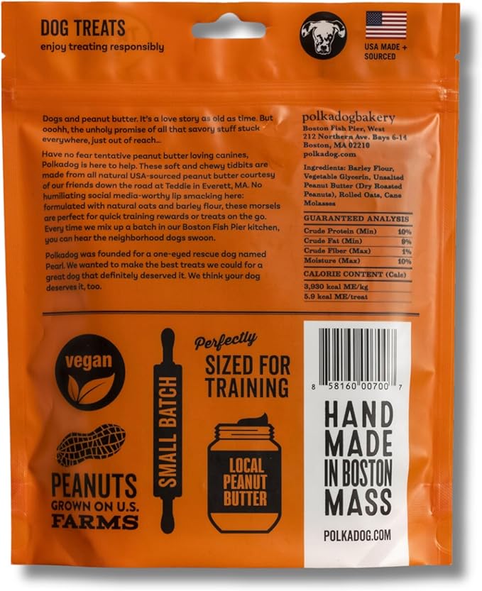 Polkadog Wonder Nuggets Variety 3-Pack– Includes Peanut Butter, Turkey & Cranberry, Apple & Pork – Soft & Chewy, Limited Ingredient Healthy Training Treats – Natural, Made in USA – 10 oz (Pack of 3)