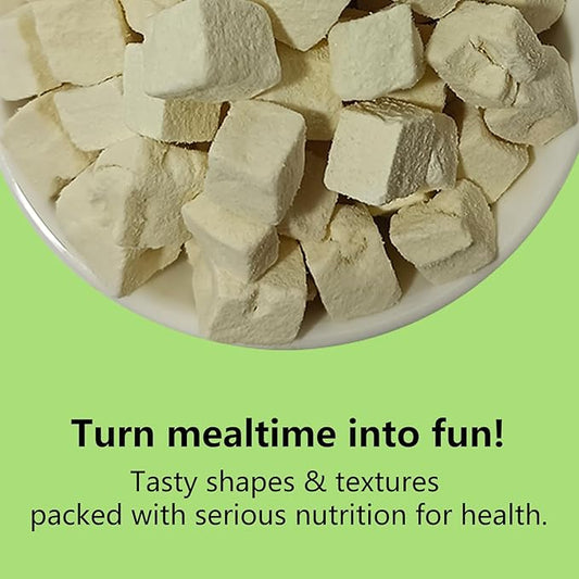 Natural Hamster & Gerbil Food 6oz, Vitamin & Mineral Rich Daily Diet for Hamsters, Gerbils ,Guinea Pigs, Chinchillas ,Supports Dental Health and Digestion, Fruit & Vegetable Hamster Food (Tofu)