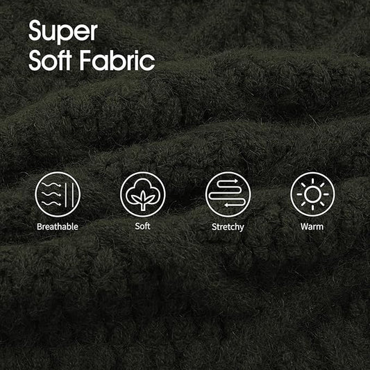 IECOii Extra Large Dog Sweater,XXXL Dog Sweater for Large Dogs Girl Boy,Xmas Dog Apparels Holiday Dog Sweater Large,Warm Dog Christmas Clothing Big Dog Sweaters for Labrador,Husky,Army-Green-3XL