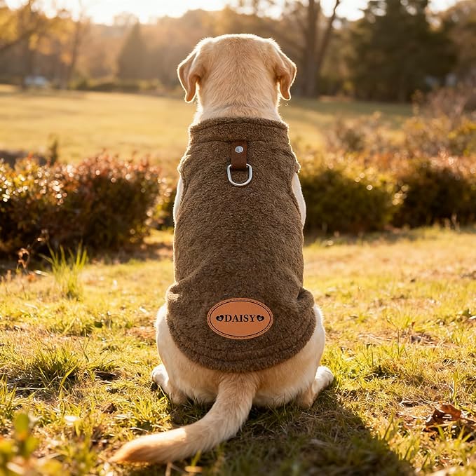 Personalized Dog Sweater, Custom Cats Winter Wear Sweaters, Personalized Boy Girl Dogs Cats Plaid Clothes, Birthday Christmas Party Gifts for Puppy Kitty