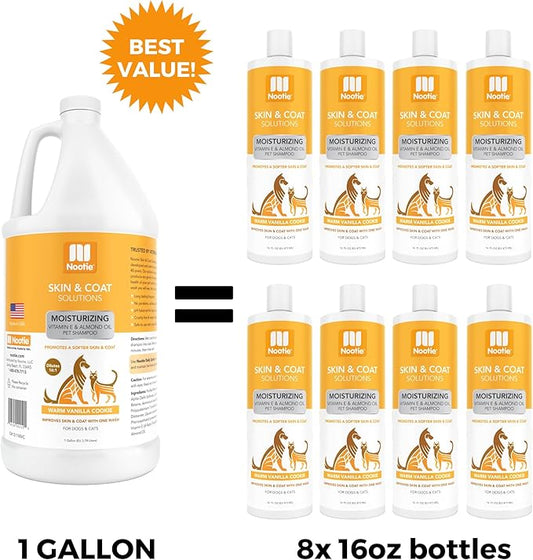 Nootie - Pet Shampoo for Sensitive Skin -�Revitalizes Dry Skin & Coat - Natural Ingredients - Soap, Paraben & Sulfate Free - Cleans & Conditions