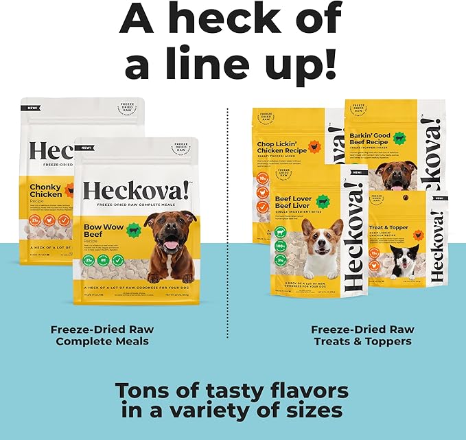 Chonky Chicken - Dog Treats Freeze Dried Chicken, Complete Meal & Topper, Real Cuts for Training - High Protein (21g Per Cup) Best Dog Stocking Stuffers, Made in The USA, 8oz Bag