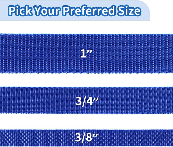 HIKISS Long Dog Leash Obedience Recall Training Agility Lead with Thickening Material for Large Dog - 15ft 20ft 30ft 50ft 100ft Training Leash(Blue 100ft)