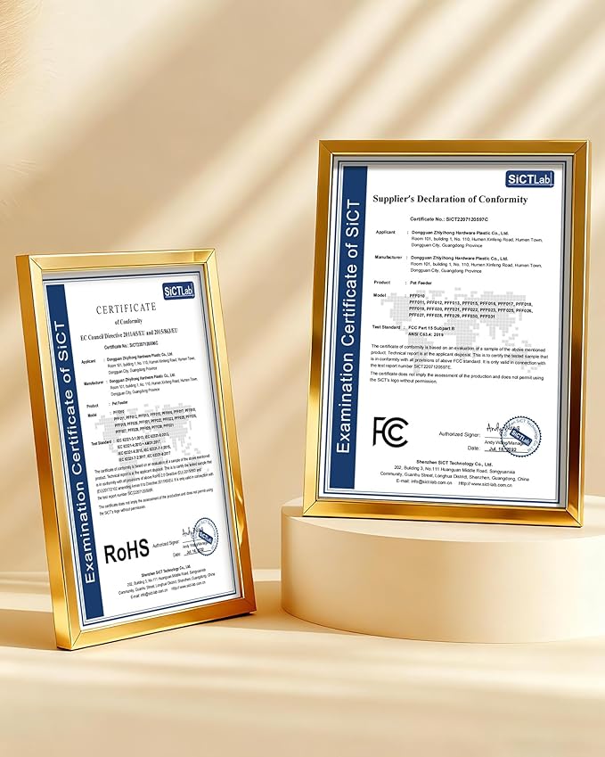 Automatic Cat Feeder for 3 Cats, 6L/25 Cup Cat Food Dispenser with Strong Anti-Jam System, Dual-Effect Desiccant, Smart WiFi App Control Pet Feeder, Automatic Dog Feeder for Cats and Small Dog