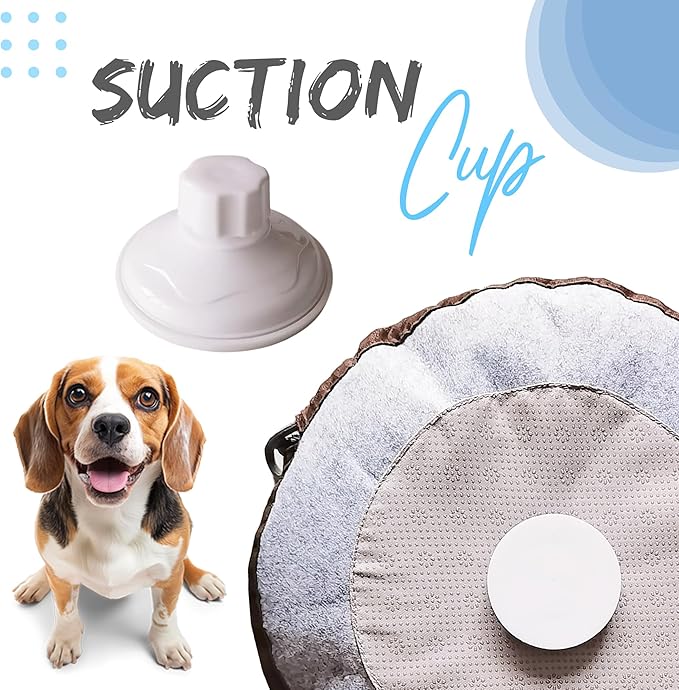 18 Inch Snuffle Mat for Dogs with Pet Training Clicker and Suction Cup – Interactive sniff mat and Slow Feeder, snuffle toys for dogs Stress Relief – Washable Puzzle Toy for Large and Small Breeds