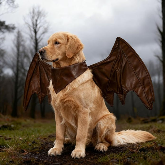 Funny Reindeer Moose Dog Costume - Cute Furry Pet Wig for Halloween & Christmas