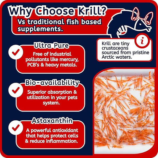 Itchy Pet Approved Krill Oil Bites - Up to 240 Day Supply - Hypoallergenic Skin & Coat Supplement - Shedding & Allergy Support for Dogs & Cats (1 Pack, Cheese)