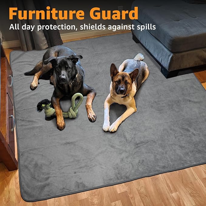 Washable Dog Pee Pads: 34x52 1 Pack Reusable Whelping Pads, Absorb Dog Mats Non-Slip Puppy Training Pads for Whelping, Potty, Training, Playpen, Crate