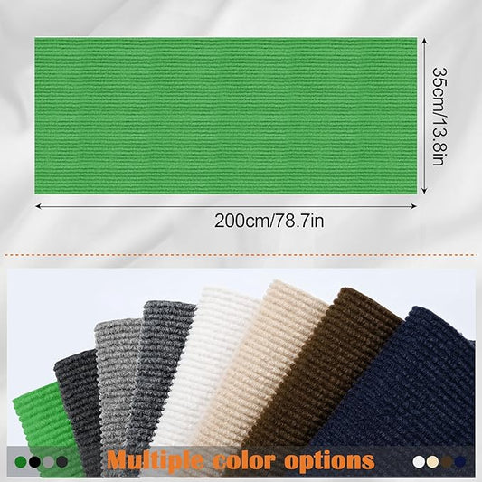 Cat Scratch Furniture Protector - 100" x 13.8" Trimmable Self-Adhesive Cats Claws Scratch Pads, DIY Cat Climbing Couch Protector for Scratch Post Cat Tree Replacement Indoor (Green)