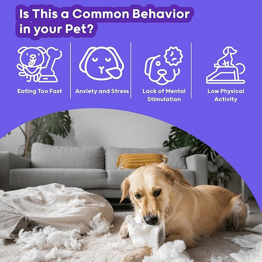 Snuffle Mat for Dogs – Dog Sniffing Mat for Mental Stimulation, Nosework Training, Slow Feeding Mat to Reduce Stress & Boredom – Non-Slip Interactive Dog Puzzle Toy.