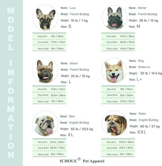 iChoue French Bulldog Frenchie Clothes Hoodies for Dogs Pug English Boston Terrier Bully Pitbull Corgi Sweatshirt Sweater Clothing - Khaki/Large Plus