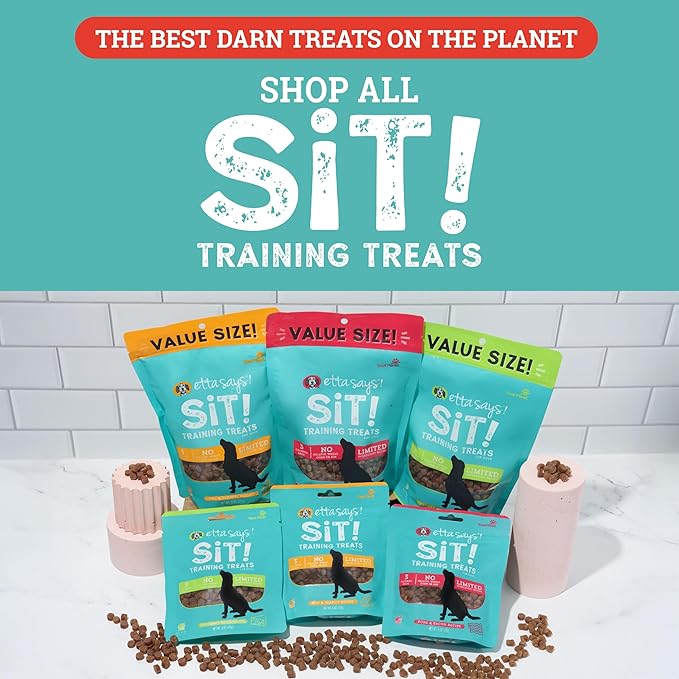 etta says! Training Treats - All Natural Variety Pack Soft Treats for Dogs - Bacon, Cheese, and Peanut Butter - Made in The USA (6 Oz Pack of 3)