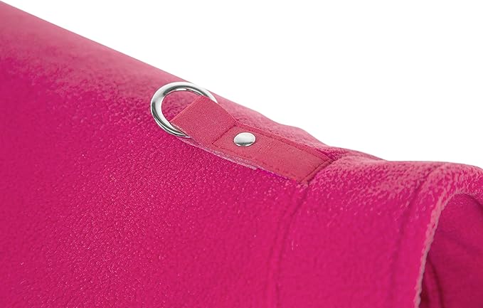 Gooby Fleece Vest Dog Sweater - Pink, Medium - Warm Pullover Fleece Dog Jacket with O-Ring Leash for Small to Medium Dogs