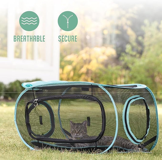 Kitty City Outdoor Catio Furniture and Play Kits for Cats, Outdoor Kennel