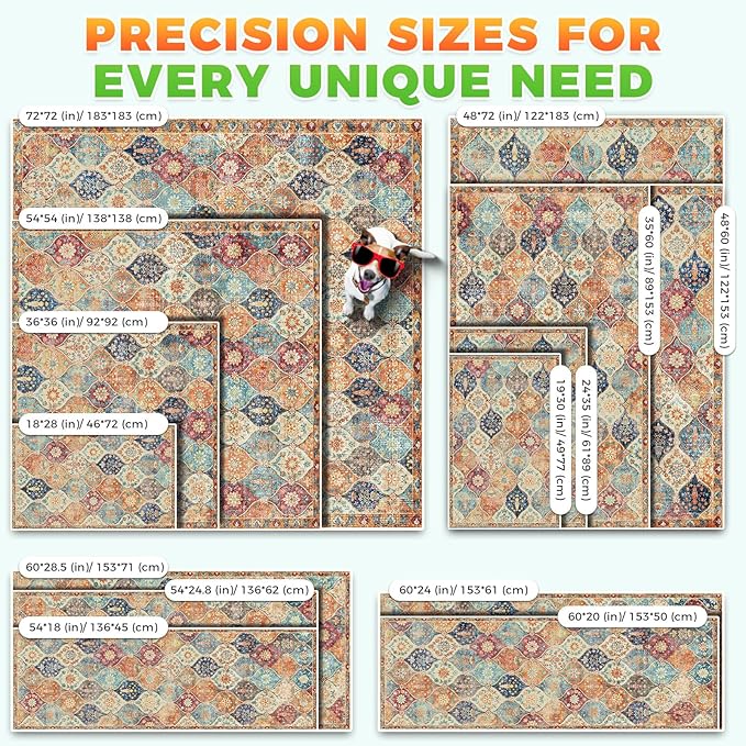 Hompet 2 Pack Super Absorbent Dog Door Mat for Muddy Paws, Washable Pee Pads for Dogs, Reusable Puppy Training Pads, Quick Dry Non-Slip Pet Entryway Rug, Leak-Proof Potty Pad for Indoor Floors 35x60