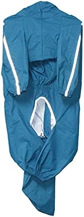 Dog Raincoat, 4 Legs Large Dog Rain Jacket with Reflective Stripe,Dog Hooded Waterproof Raincoats for Big Dogs,Large Breeds Dogs Rain Jackets with Legs,Tail(Blue,9XL)