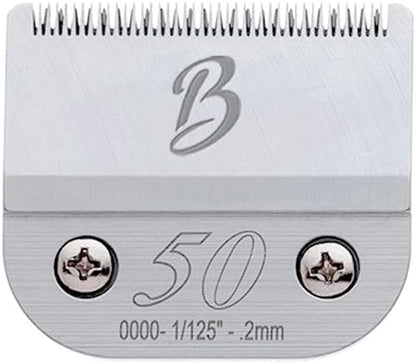 Detachable A Series 50 Blade Dog Grooming Clipper Blades Cuts Length 1/125" 0.2mm Japanese High Carbon Steel Dog Grooming Clipper Replacement Blade 50 | Compatible A5 Series(B50)