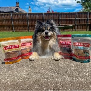 Farm To Pet - Dog Training Treats - Chicken, Turkey, Beef and Fish Chip Protein Variety Pack - 100% All Natural, Single Ingredient Training Treats for Small, Medium, and Large Dogs - Made in USA