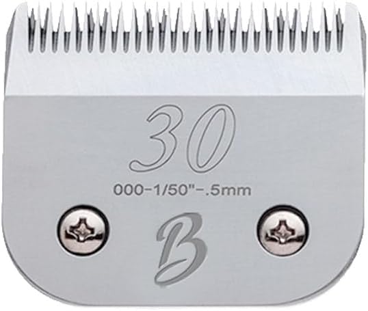 Detachable A Series 30 Blades for Dog Grooming Cuts Hair 1/50" - 0.5mm Japanese High Carbon Steel Dog Grooming Blade (Compatible A5 Series Clippers for Dogs Cat(B30)