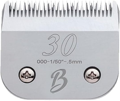 Detachable A Series 30 Blades for Dog Grooming Cuts Hair 1/50" - 0.5mm Japanese High Carbon Steel Dog Grooming Blade (Compatible A5 Series Clippers for Dogs Cat(B30)