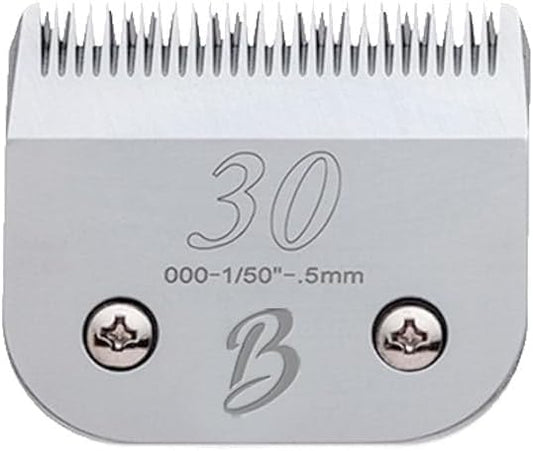 Detachable A Series 30 Blades for Dog Grooming Cuts Hair 1/50" - 0.5mm Japanese High Carbon Steel Dog Grooming Blade (Compatible A5 Series Clippers for Dogs Cat(B30)