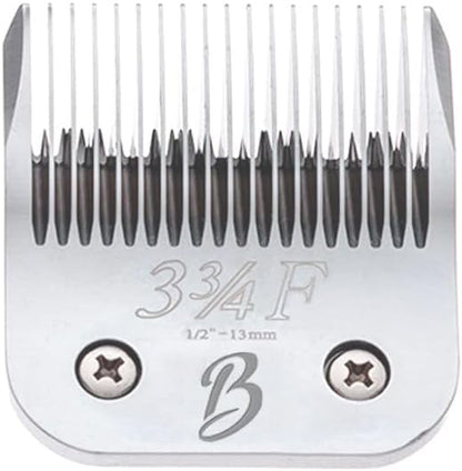 Detachable A Series 3 3/4 Blade Dog Grooming Cut Length 1/2" - 13mm Japanese Carbonized Steel Dog Clipper Supplies | Dog Grooming Blade Compatible A5 Series Clippers for Dogs(3 3/4F)