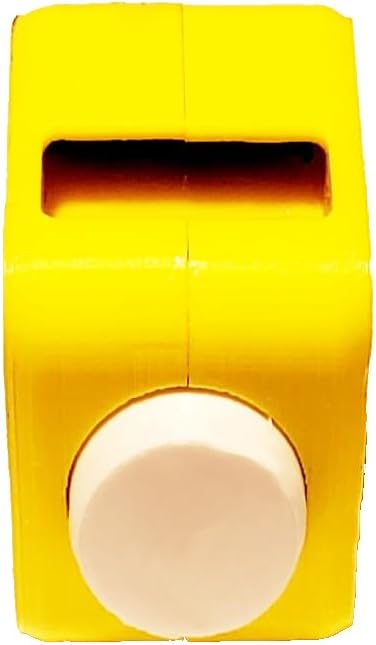 Flex Clicker Hands-Free Training Ring | Finger Clicker for Dog Obedience | Puppy Behavior Tool | Animal Trainer for Birds & Horses | Discipline & Behavior Aid | Easy-to-Use Teaching Device | Yellow
