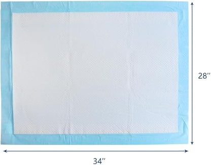 Fresh Scent Extra Large Pet Training Pads - Ultra Absorbent Pads for Dogs Leak-Proof, Odor Control Pee Pads – Quick Dry Potty Pad for Puppies, Large Dogs, & Senior Pets (34" x 28", 70 Count)