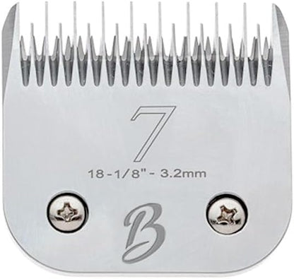 Detachable A Series 7 Skip Tooth Blade Dog Grooming Cuts Length 1/8" - 3.2mm Japanese High Carbon Steel 7 Dog Grooming Blade Supplies | Detachable Blade Clippers (Compatible A5 Series(B7)