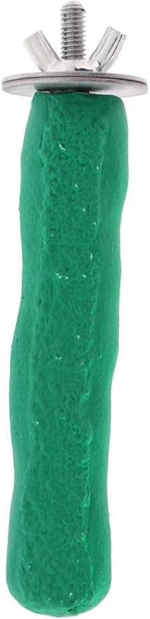 Sweet Feet and Beak Comfort Grip Safety Perch for Bird Cages - Pedicure Perch for Birds to Keep Nails and Beaks in Top Condition - Safe Easy to Install Bird Cage Accessories - X-Small 4.5"