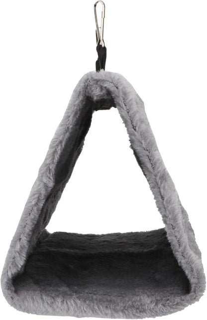 Wontee Bird Nest House Warm Bird Bed Hanging Hammock Snuggle Hut for Budgies Parakeets Caique Senegal Quaker Parrots Cockatiels Conures (Grey)